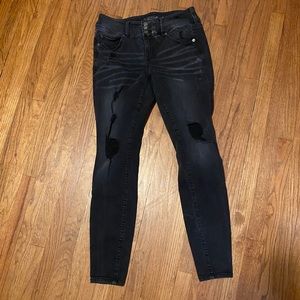 Torrid Premium Distressed Faded Black Jegging, 10T